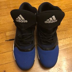 Men’s Royal Blue, Black & White high-top Adidas